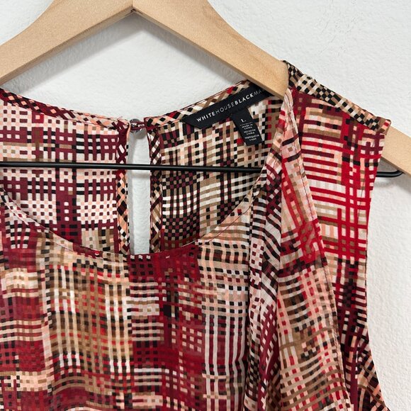 WHBM Asymmetrical Ruffle Tank Top Size L - Picture 2 of 5